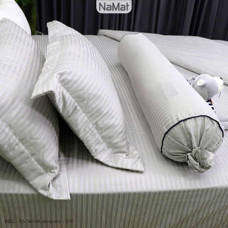 Vỏ gối ôm Tencel Jacquard 35x105cm - BBQ