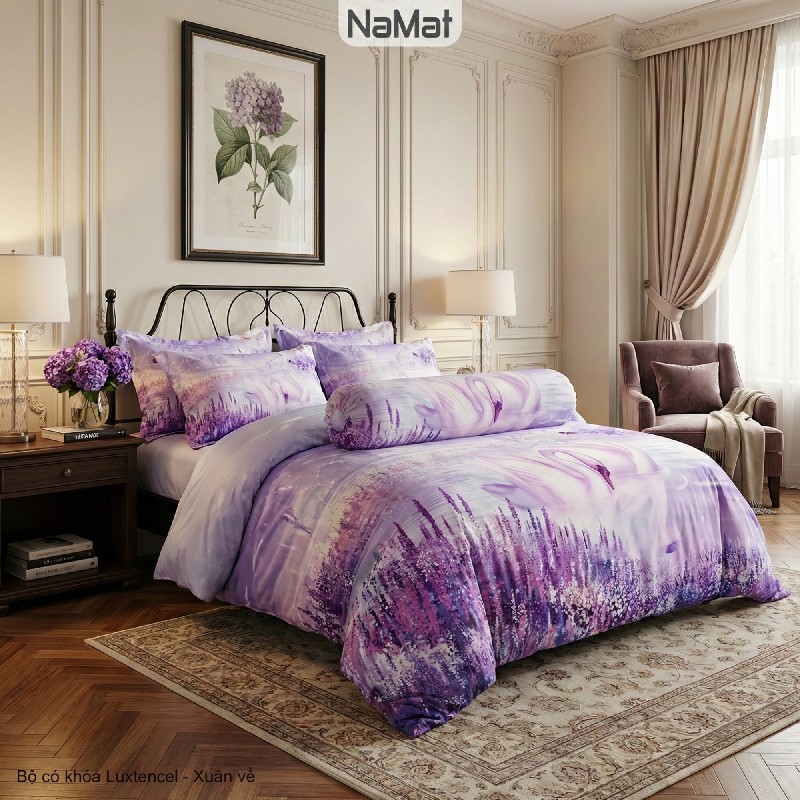 Luxtencel - Vỏ gối ôm 35x105 - LLT Luxtencel - Vỏ gối ôm 35x105 - LLT