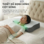Gối công thái học mát lạnh, memory foam cao cấp, đỡ và chống đau cổ vai gáy, chống ngáy - LPI22QS