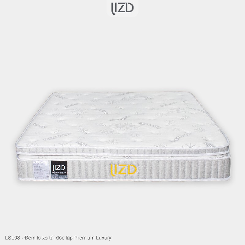Đệm lò xo túi độc lập Premium luxury 25cm - LSL08