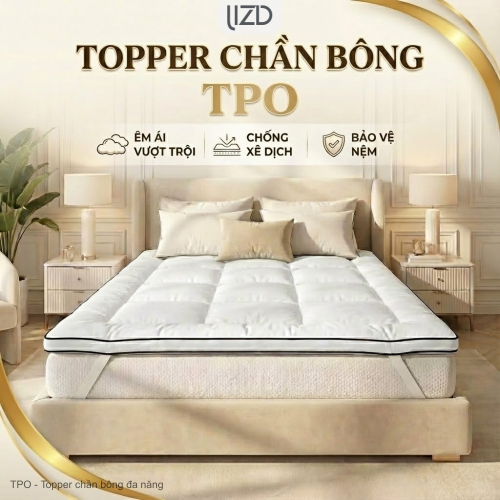 Topper kiểu chần bông đa năng - TP01