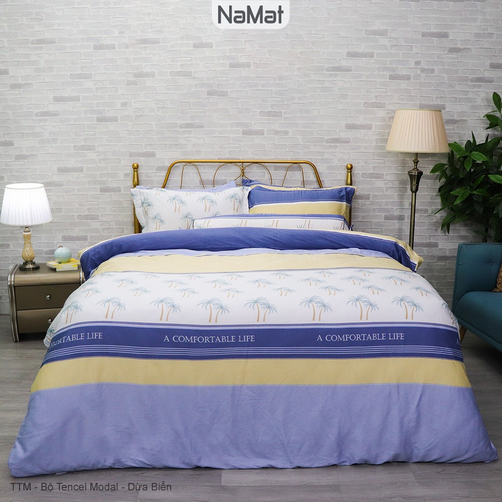 Tencel Modal - Bộ Chăn Ga Gối 4 Món Đa Năng (4 mùa) - TTM