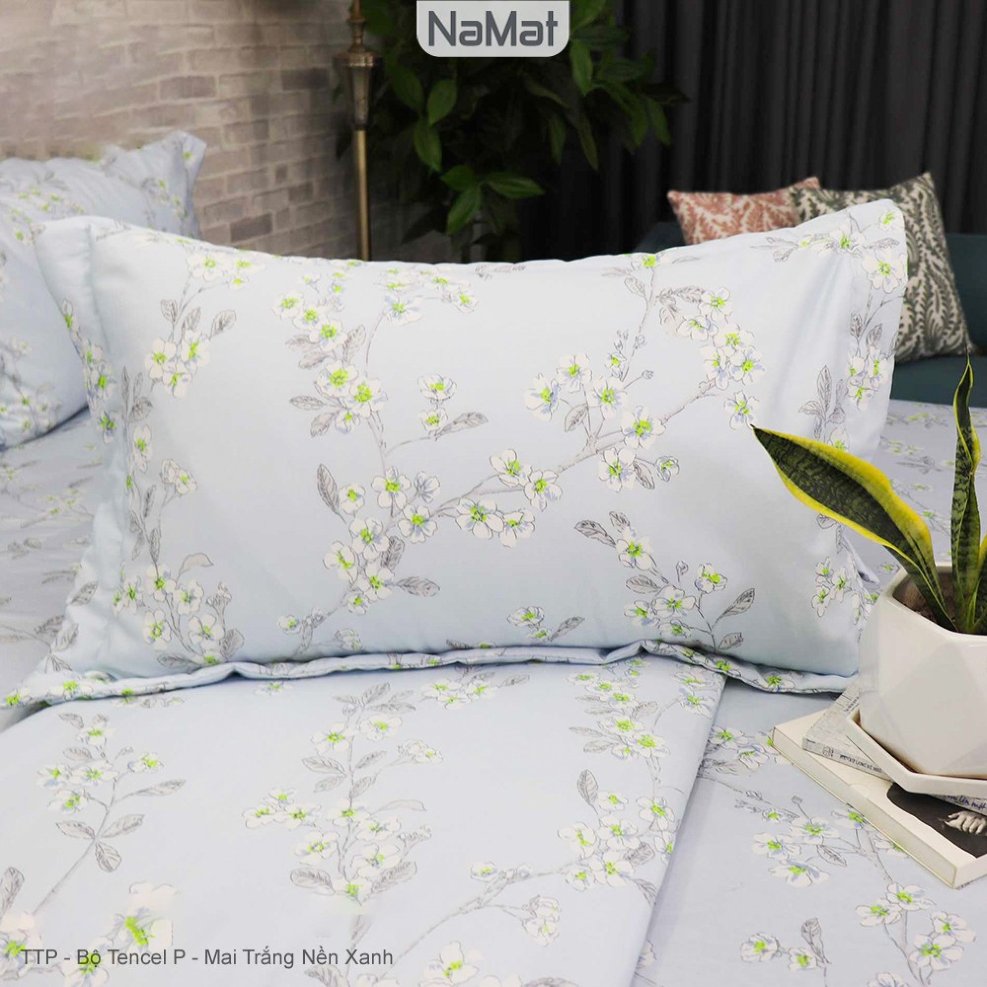 Tencel P - Bộ Chăn Ga Bọc/Phủ Chần 4 Món Đa năng (4 mùa) - TTP