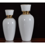 Lọ Hoa Trắng Vàng Bộ 2 Chiếc VH10